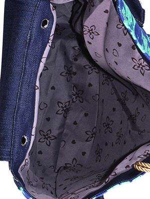 multi coloured canvas printed backpack - 11383075 - Standard Image - 3