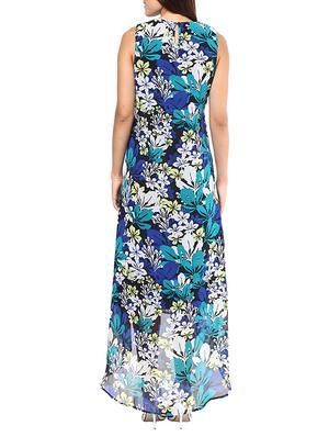 round neck high low a-line dress - 11384743 - Standard Image - 3