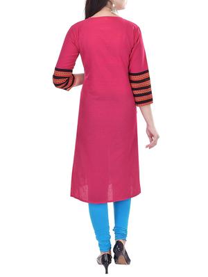 multicoloured cotton printed kurta - 11385172 - Standard Image - 3