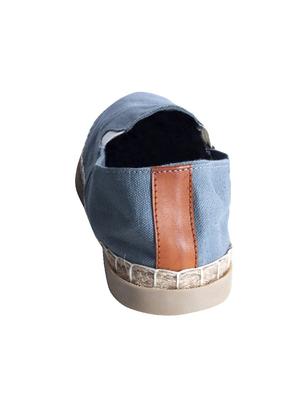 solid stone blue canvas espadrilles - 11388661 - Standard Image - 3