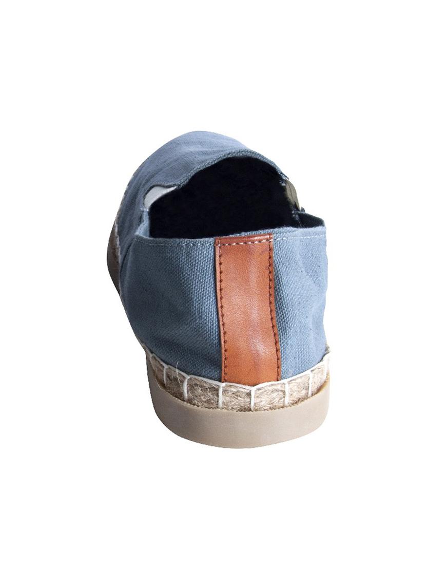 solid stone blue canvas espadrilles - 11388661 - Zoom Image - 3