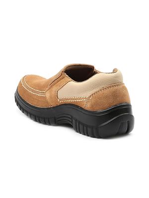 brown suede casual slip ons - 11393725 - Standard Image - 3