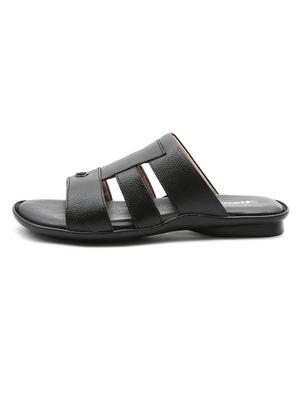 black leather slipper - 11398660 - Standard Image - 3