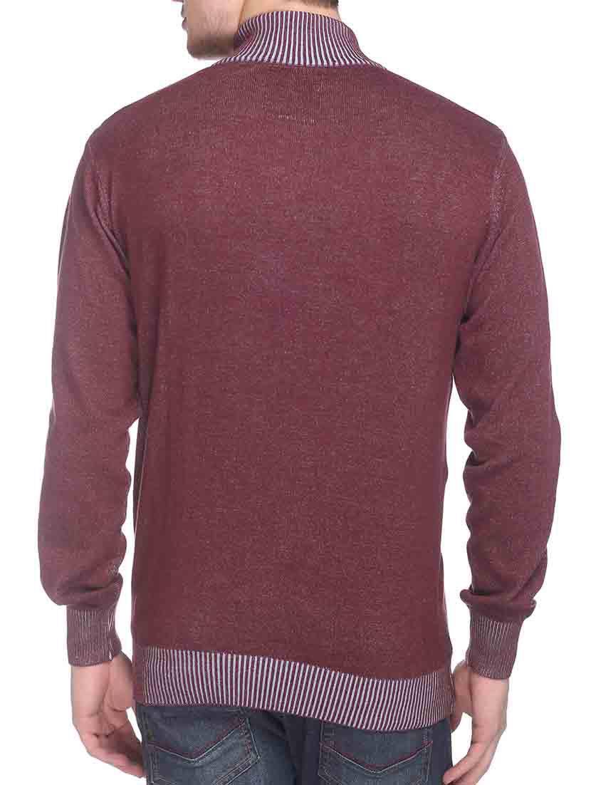 red cotton pullover - 11412595 - Zoom Image - 3