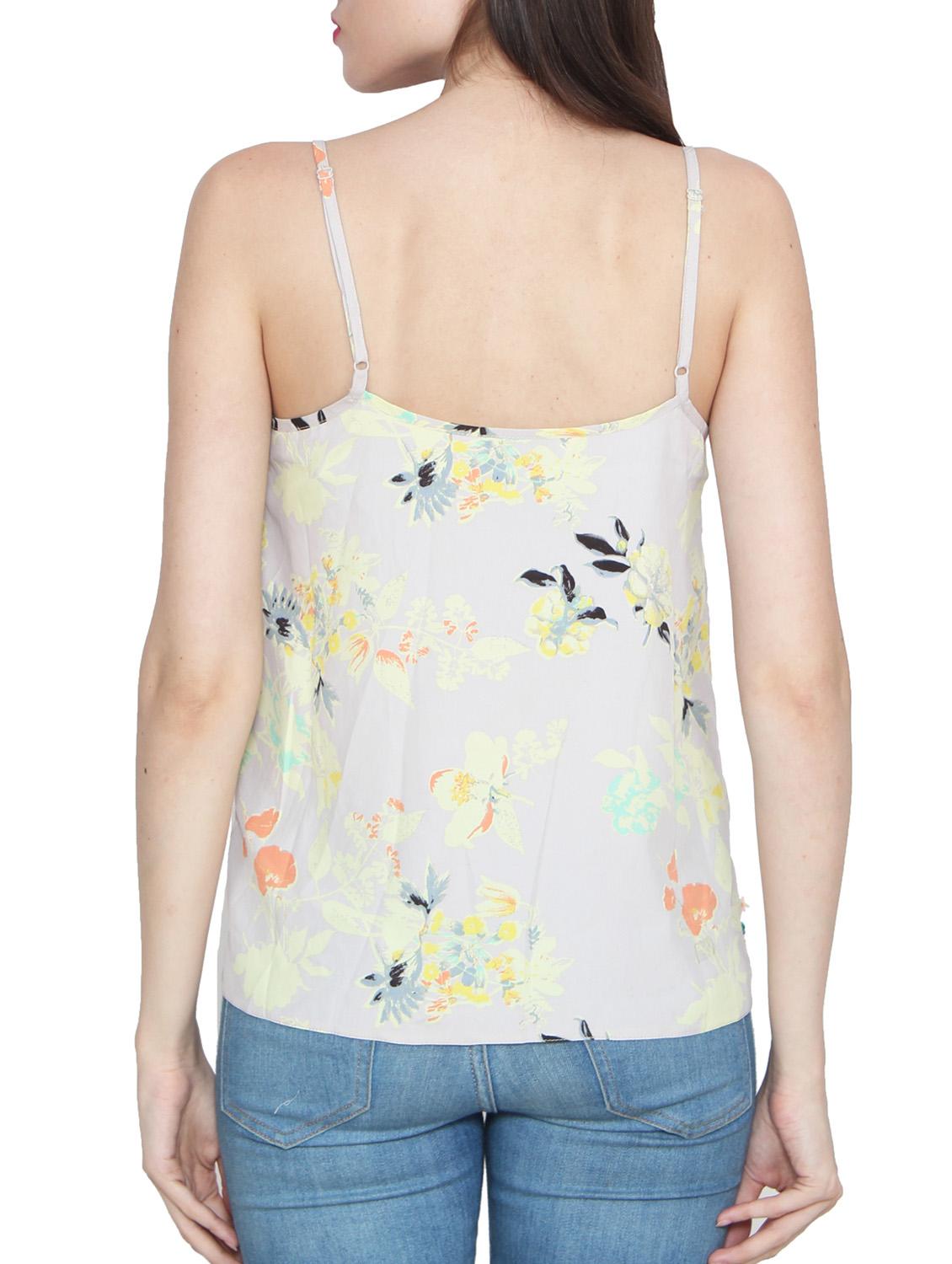 white printed viscose top - 11414675 - Zoom Image - 3