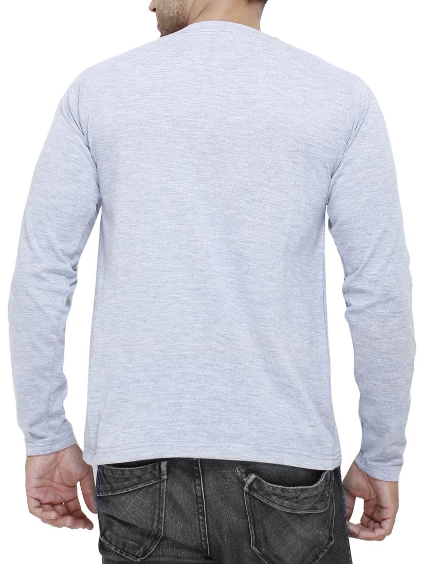 green grey cotton henley t-shirt, set of 2 - 11422330 - Zoom Image - 6