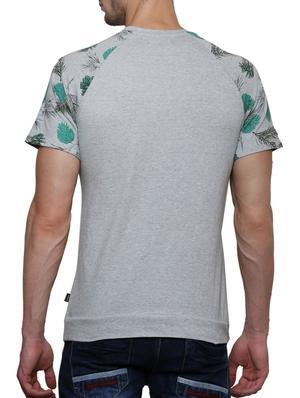 grey cotton raglan tshirt - 11428412 - Standard Image - 3