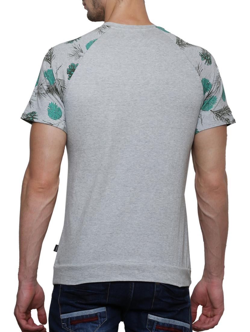 grey cotton raglan tshirt - 11428412 - Zoom Image - 3