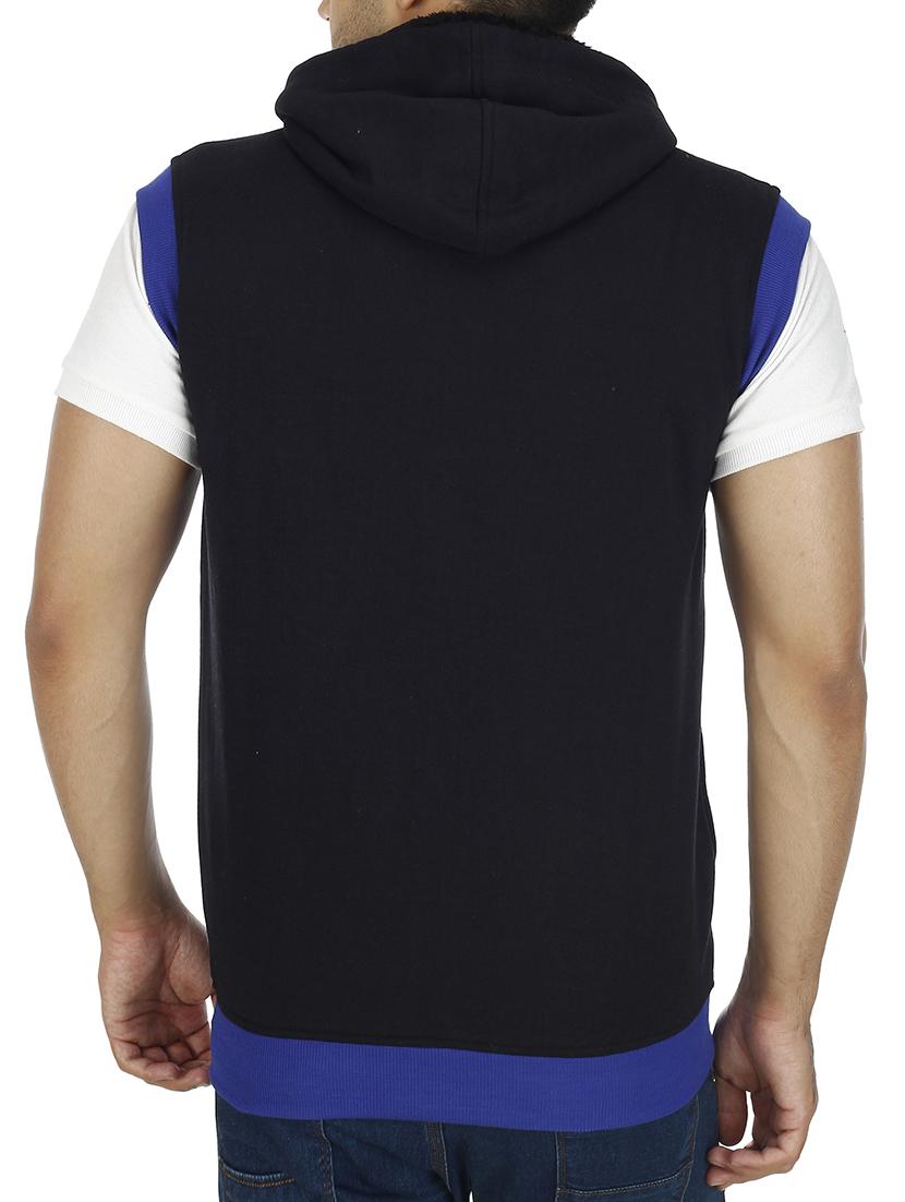 solid black cotton sweatshirt - 11438003 - Zoom Image - 3