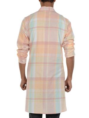 multi colored cotton kurta - 11438334 - Standard Image - 3