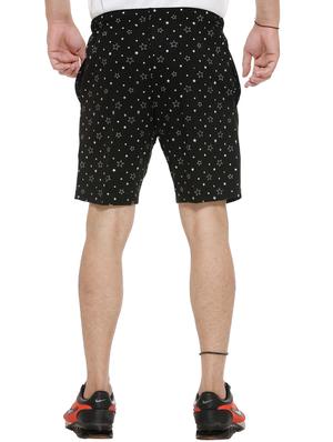 black cotton shorts - 11449961 - Standard Image - 3
