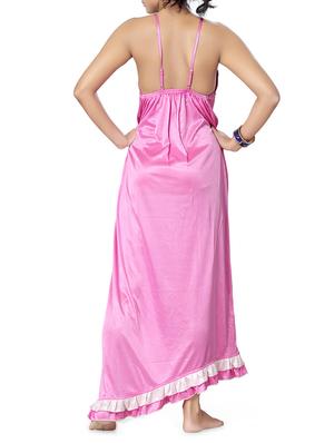 pink asymetric nighty & wrap gown - 1145286 - Standard Image - 6