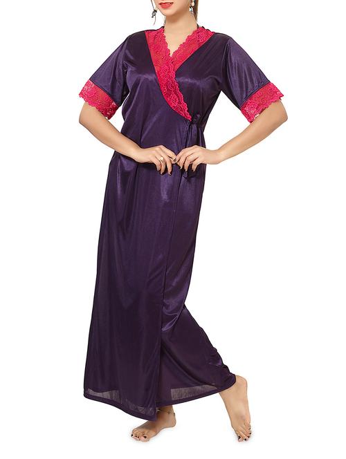 poly satin night wear set (set of 8) - 1145295 - Standard Image - 1