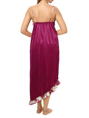 pink satin nightwear set - 1145301 - Standard Image - 3
