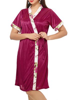 pink satin nightwear set - 1145301 - Standard Image - 6