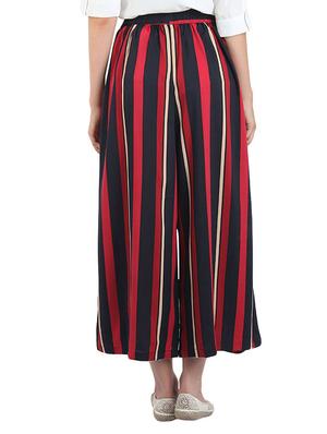 multicolored striped polyester palazzo - 11461360 - Standard Image - 3