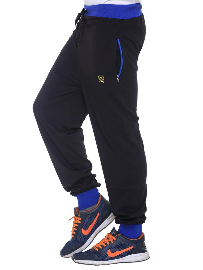 multi colored cotton ankle length track pant - 11462210 - Zoom Image - 3