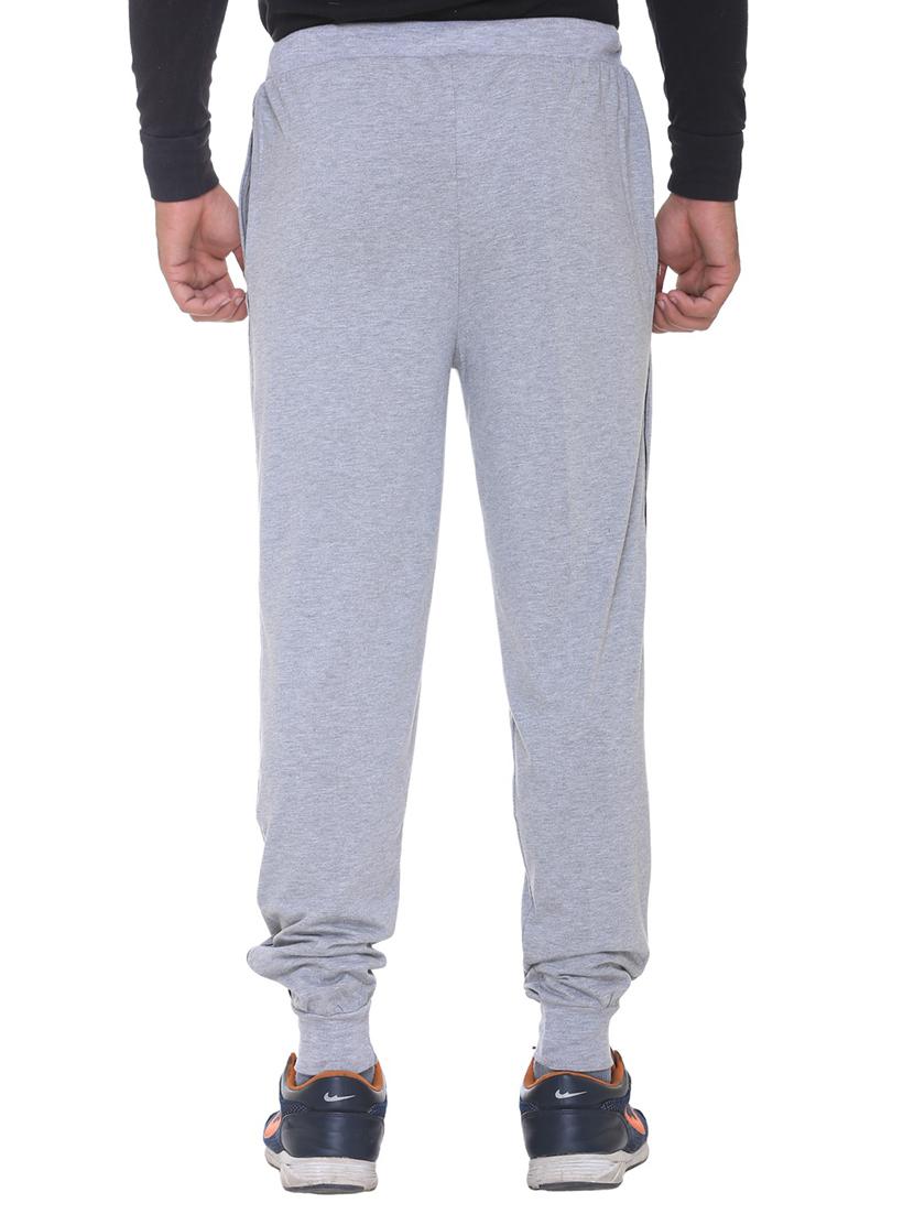 grey cotton full length jogger - 11462260 - Zoom Image - 3