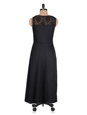 floral laced detail maxi dress - 1149439 - Standard Image - 3
