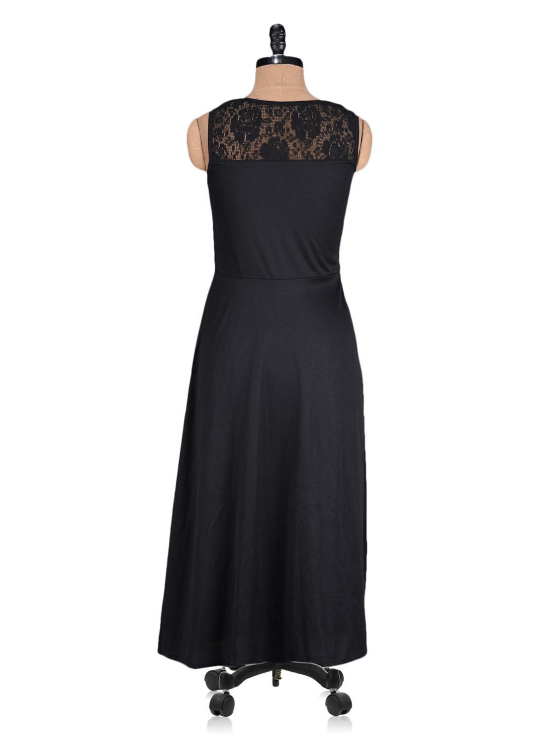 floral laced detail maxi dress - 1149439 - Zoom Image - 3