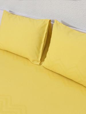 house this valley of flowers-flora 100% cotton double bedcover & 2 pillow covers- yellow - 11495022 - Standard Image - 3