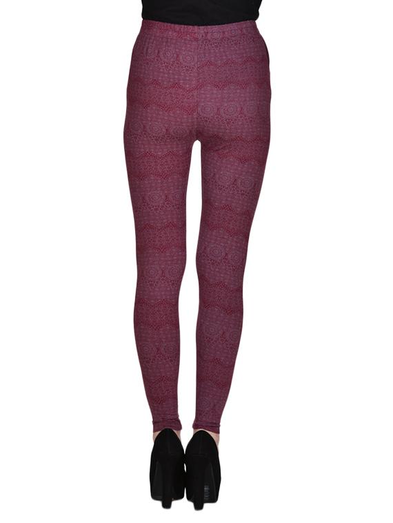 purple viscose legging - 11498187 - Zoom Image - 3