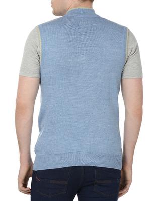 blue acrylic pullover - 11499056 - Standard Image - 3