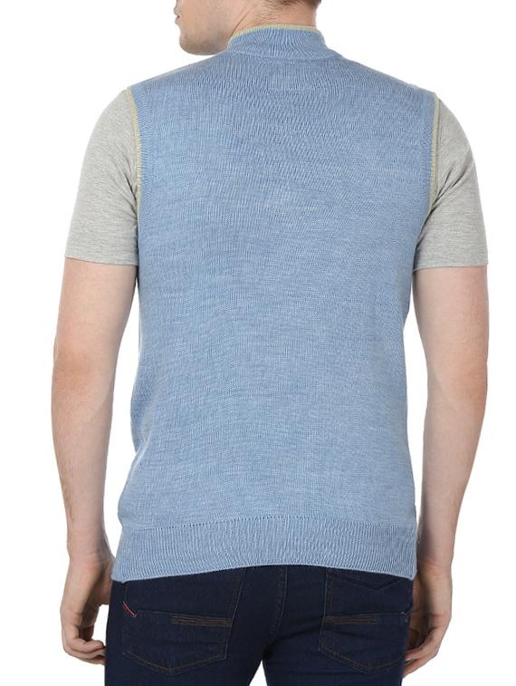 blue acrylic pullover - 11499056 - Zoom Image - 3