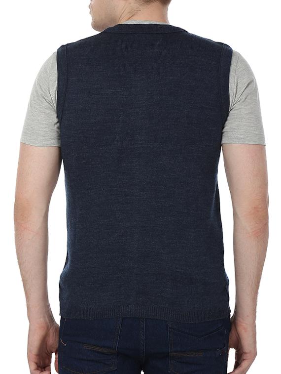 blue acrylic pullover - 11499060 - Zoom Image - 3