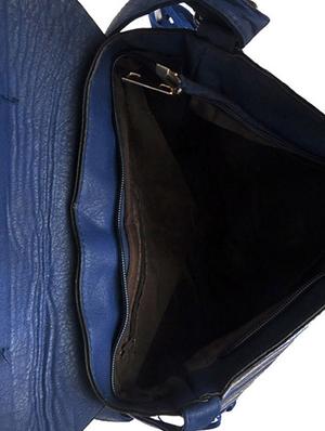 blue leatherette striped sling bag - 11508220 - Standard Image - 3