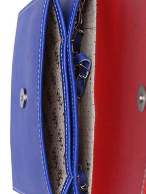 blue leatherette sling bag - 11509862 - Standard Image - 3