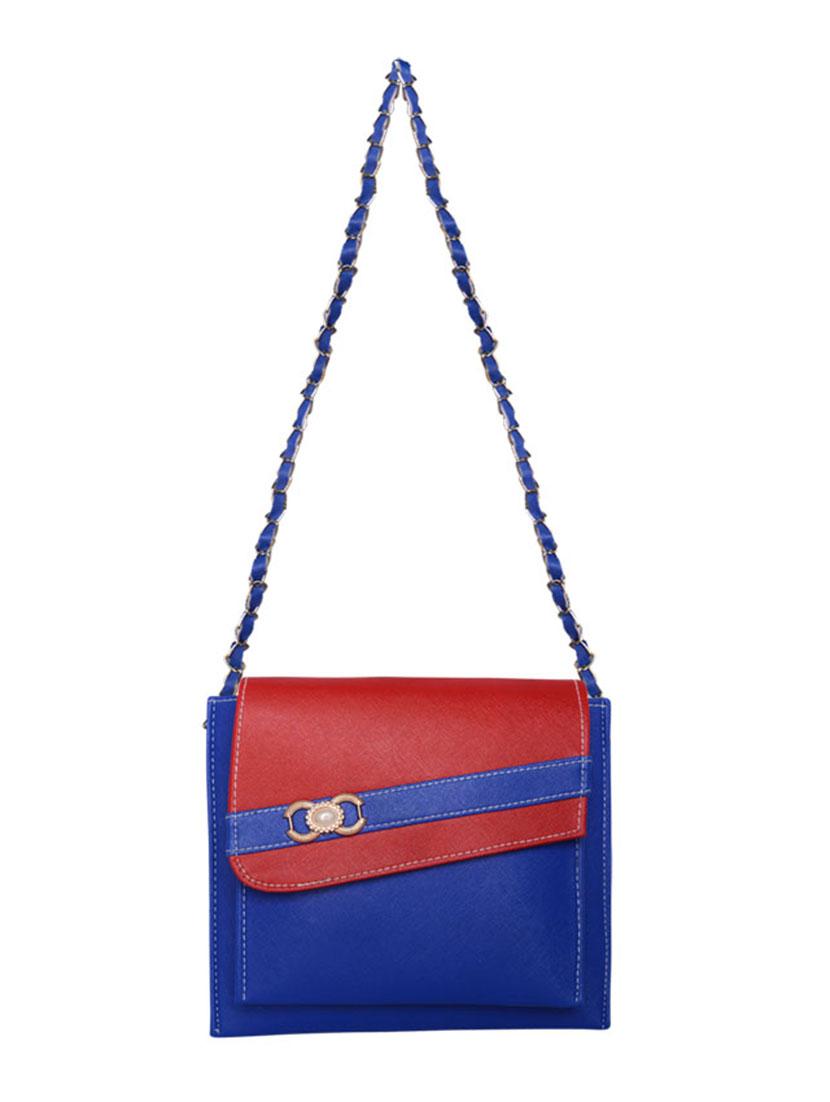 blue leatherette sling bag - 11509862 - Zoom Image - 6