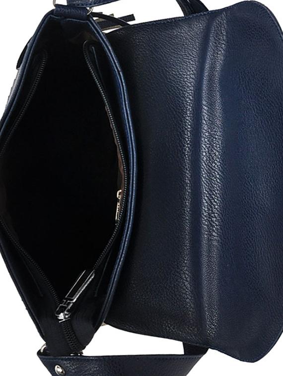 blue leatherette sling bag - 11512569 - Zoom Image - 3
