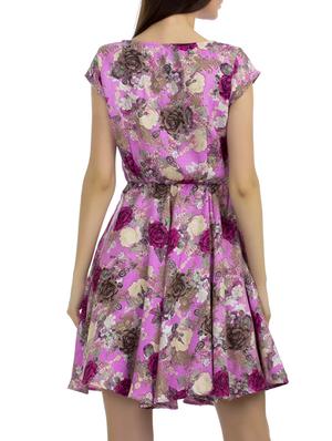 fit & flare floral dress - 11525997 - Standard Image - 3