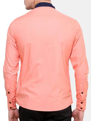 pink cotton casual shirt - 11536376 - Standard Image - 3