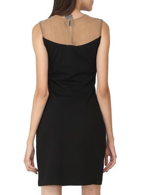 black polyester sheath dress - 11545666 - Standard Image - 3
