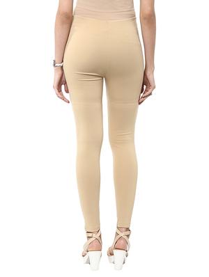 beige viscose jeggings - 11656147 - Standard Image - 3