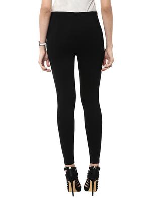 black viscose jeggings - 11656149 - Standard Image - 3