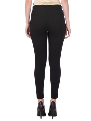 black cotton jeggings - 11656493 - Standard Image - 3