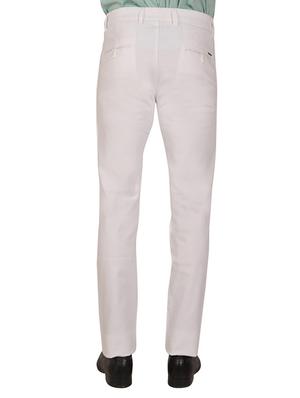 solid white cotton formal trouser - 11668680 - Standard Image - 3
