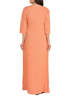 pink rayon nighty - 11679066 - Standard Image - 3