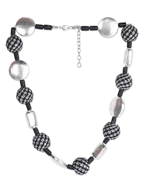 circular pattern solid silver metal necklace piece - 1168006 - Very Small Image - 1