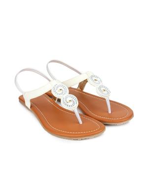 white back strap sandal - 11696517 - Standard Image - 3