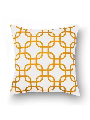 yellow cotton set of 10 cushion covers - 11697478 - Standard Image - 3