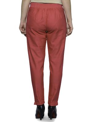 pink cotton trouser - 11698452 - Standard Image - 3