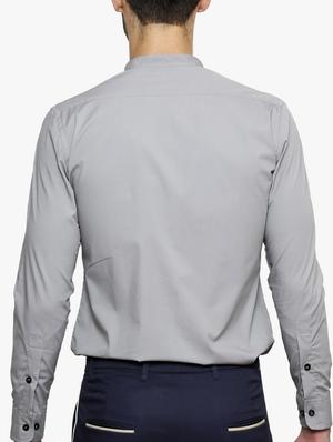 grey cotton casual shirt - 11704568 - Standard Image - 3