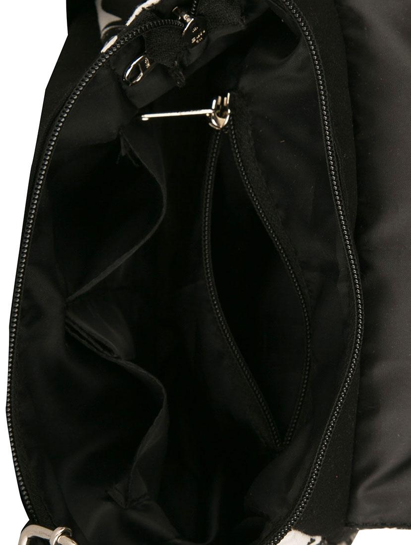 black floral printed canvas sling bag - 11734763 - Zoom Image - 3