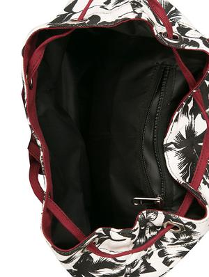 printed canvas backpack - 11734938 - Standard Image - 3