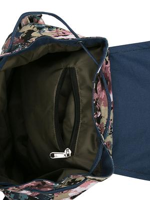 printed canvas backpack - 11734940 - Standard Image - 3