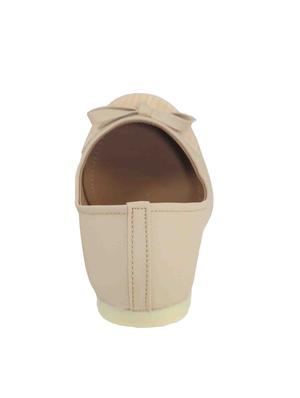 beige fabric slip on ballerina - 11748280 - Standard Image - 3